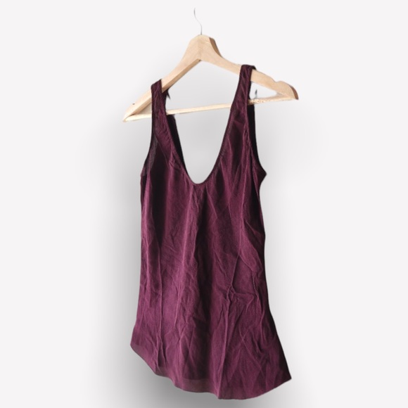 Babaton silk camisole | Aritzia burgundy top - Picture 3 of 3